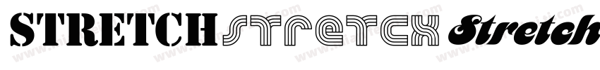 STRETCH SANS Regular字体转换